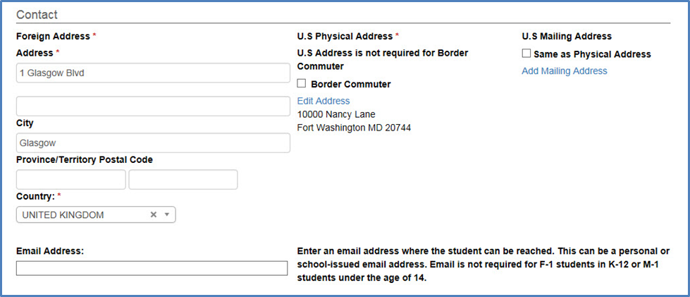 Contact Page